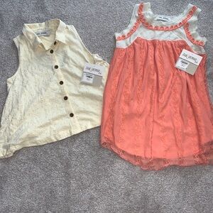 2 New w Tags Jack and Peppar Girls Shirts Size 14